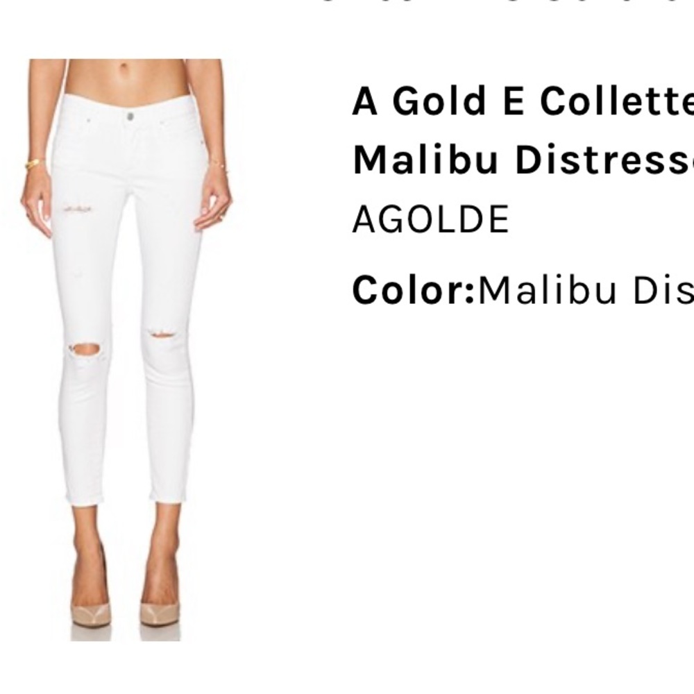 A golde collette crop